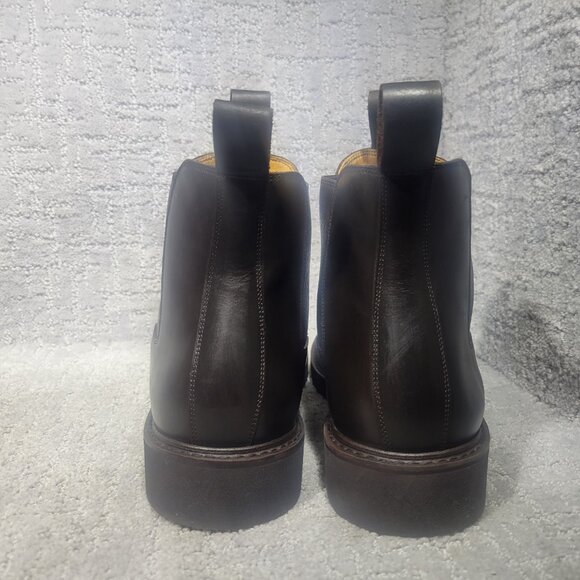 Beckett Simonon Preston Men's Size 10.5 US Brown Leather Pull on Chelsea Boots - Picture 7 of 9